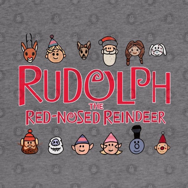 Rudolph and The Red Nosed Reindeer Chibi by OnimakoArt